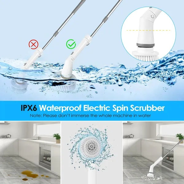 Electric Spin Scrubber Cleaning Brush